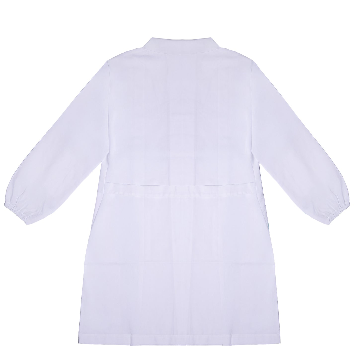 Grembiule Bambino Scuola, Abbottonatura Centrale, colore Bianco