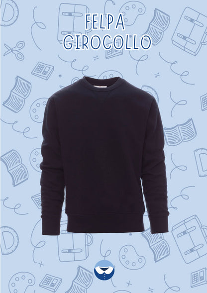 Felpe Bambino/a girocollo blu, invernale