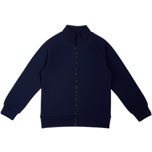 Felpe Adulto blu con zip, invernale