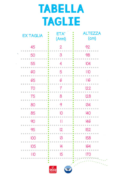 Grembiule Bambina Scuola, Chiusura Zip, colore Bluette