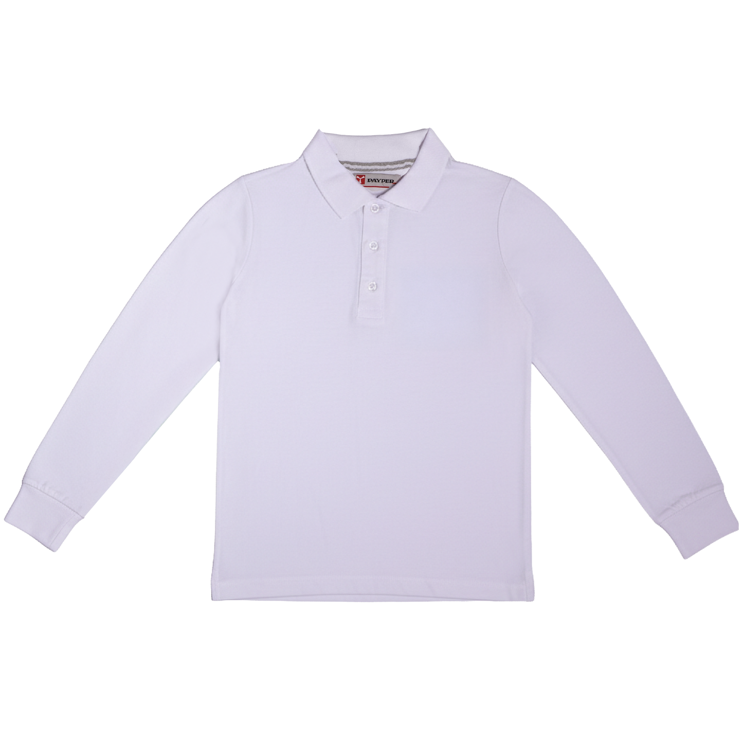 Polo Manica Lunga Bianca Bambino/a