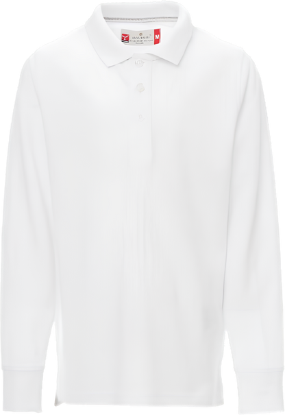 Polo Manica Lunga Bianca Bambino/a