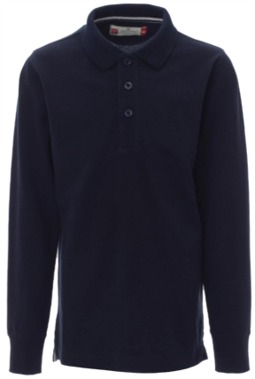Polo Manica Lunga Blu Bambino/a