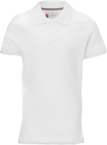 Polo Mezza Manica Bianca Bambino/a