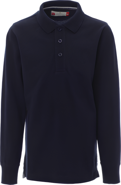 Polo Mezza Manica Blu Bambino/a